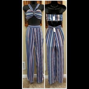 NWT Windsor Store two piece bandeau top and pants set